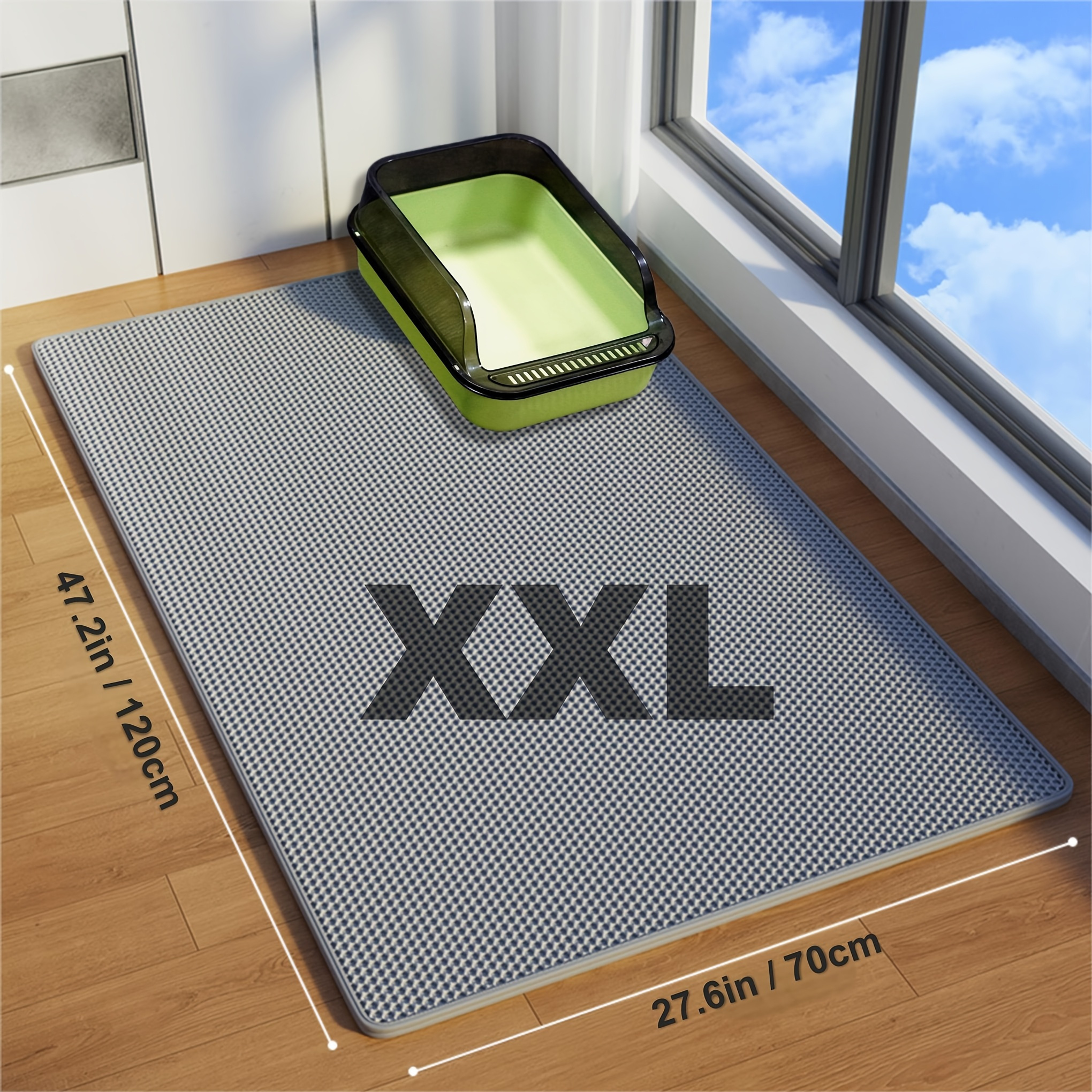 Double-Layer Honeycomb Litter Trapping Mat – Crazy Cat Ladies