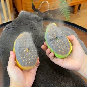 Self-Cleaning Cat Steam Brush – Crazy Cat Ladies