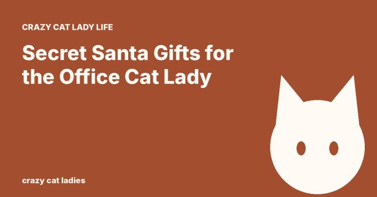 Secret Santa Gifts for the Office Cat Lady – Crazy Cat Ladies